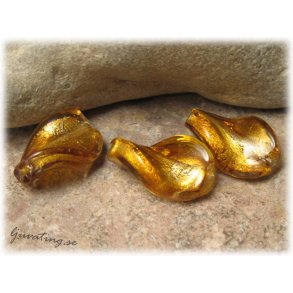 Topaz vriden silverfoil prla ca 18x15 mm