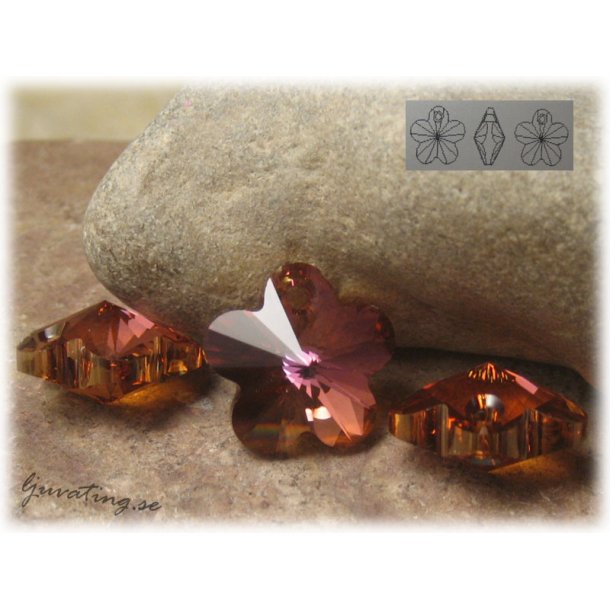 Blomma Crystal Copper Swarovski ca 18 mm
