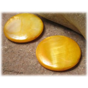 Gula stora blanka coins snckskal ca 25 mm