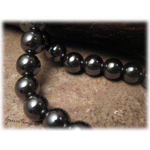 Hematit rund prla 10-pack ca 8 mm