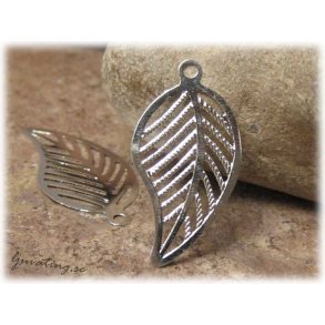 Hnge lv silverplterat ca 25x13,5 mm