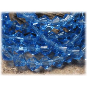 Ljusare bl facetterad bicone 30-pack ca 6 mm