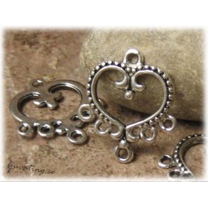 Connector i metall med glor ca 21x19 mm