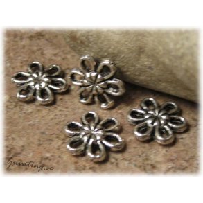 Connector blomma i metall ca 11,5 mm