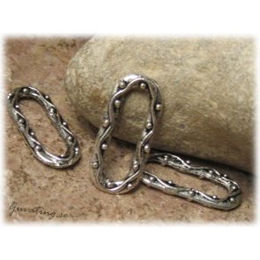 Storpack avlng connector i metall med mnster 20-pack ca 21x9 mm