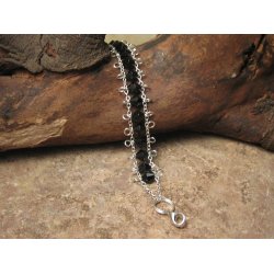 Halsband o armband med bicone / design Anna