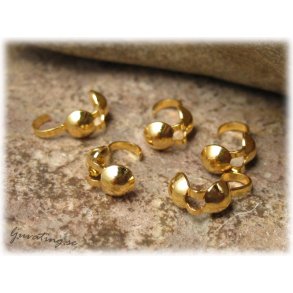 Frgylld knutgmma med krok 10-pack ca 3,5 mm