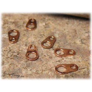 Tab motdel till ls ljust kopparplterad ca 4x7 mm