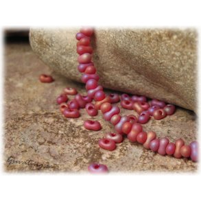 Rd matt farfalle prla ca 4x2 mm