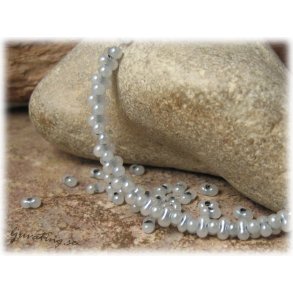 Ceylon grey farfalle prla ca 4x2 mm