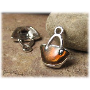 Berlock guldbrun vska ca 17x14 mm