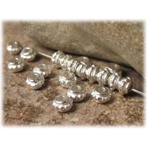Storpack rondell med kulor i metall 100-pack ca 5 mm