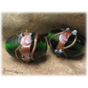 Wedding Cake Mossgrn oval prla ca 18x14 mm