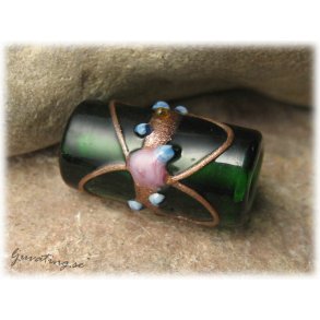 Wedding Cake Mossgrn prla tub ca 22x14 mm 