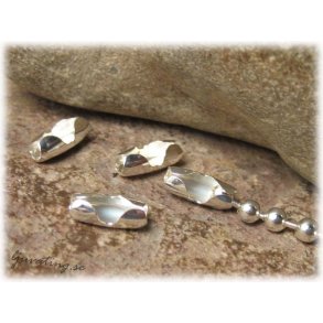 Anslutning till kulkedja i silverplterad metall