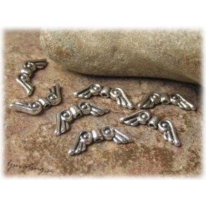 Vinge med ''ga'' antikfinish liten ca 16x6 mm