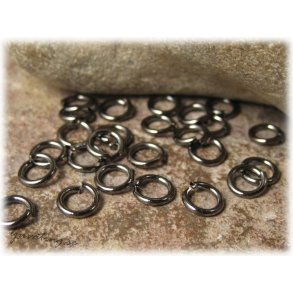 Bindringar svarta robusta 50-pack 6 mm 