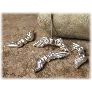 Vinge ljus silverfrgad med ga ca 24x7 mm