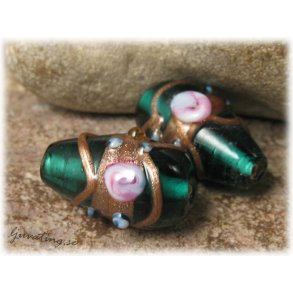 Wedding Cake Aqua grn droppe ca 22x14 mm 