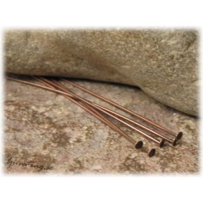 Hattpinnar antik kopparfrgade 50-Pack ca 50 mm