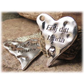 Budskapsberlock hnge hjrta Flj ditt hjrta 