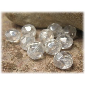 Crystal luster firepolish facetterad 10-pack ca8mm