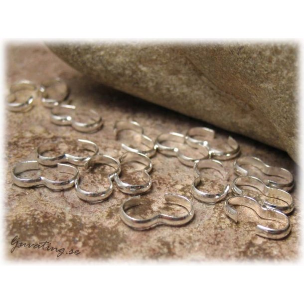 Silverfrgad 8 klmma 20-pack ca 9x5 mm