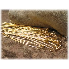 glepinnar guldplterade 40-pack ca 50 mm