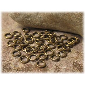 Bindringar 30-pack 5 mm bronsfrgade tjocklek 0,8 