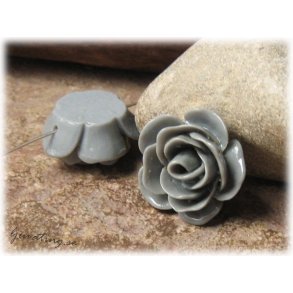 Gr ros i syntetmaterial ca 22x11 mm