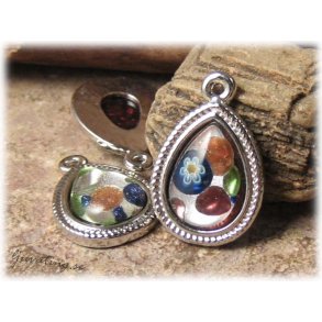 Hnge silverfoil multifckig basfrg plum 28x19mm