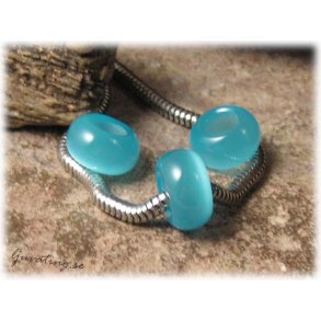 Ormlnksprla ljusbl cat eye ca 14x8 mm