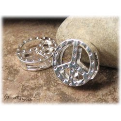 Slider med strassknsla fr band hl ca 11x2,5 mm