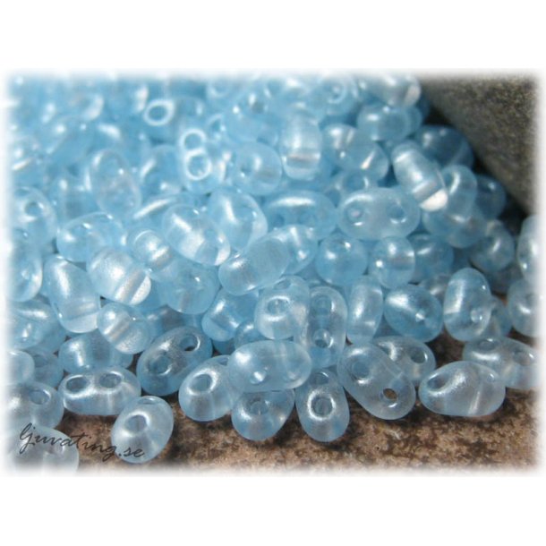 Twin beads crystal ljus bl ca 2,5x5 mm