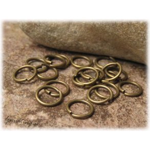 Bindringar robusta antik bronsfrgade 20-pack 8mm 