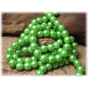 Prlor i glas rund ppelgrna 20-pack ca 8 mm