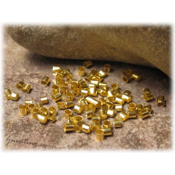 Klmtuber guldfrgade 100-pack ca 2 mm