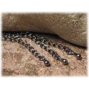 Frlngningskedja svart med droppe