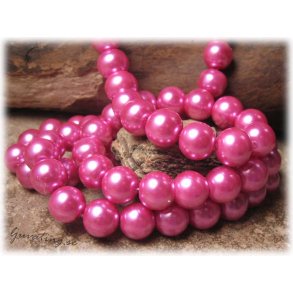 Prlor i glas rund rosa 20-pack ca 10 mm