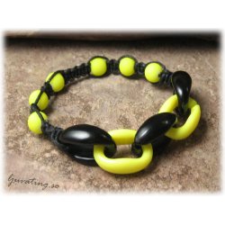 Kedjelnkar i acryl vit 3-pack ca 23x16 mm