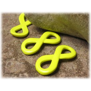 Connector neon gul evighet infinity ca 29x14 mm