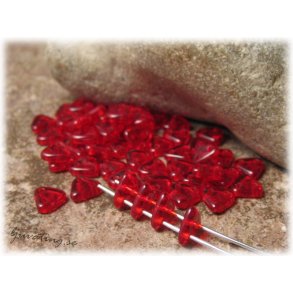 Czechmates triangel 30-pack siam ruby 6 mm
