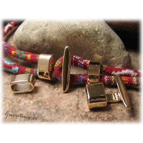 T-ls till band ljusljus guldfrgat hl ca 10x5 mm