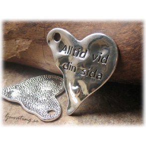 Hjrta med budskap Alltid vid din sida