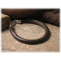 Kombi-armband bestende av 3 delar baston brunt