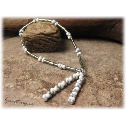 Ceylon vit glansig farfalle prla ca 4x2 mm