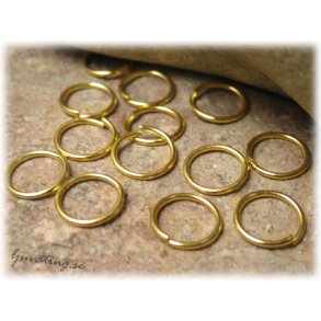 Matt guldfrgade bindringar 50-pack ca 8 mm