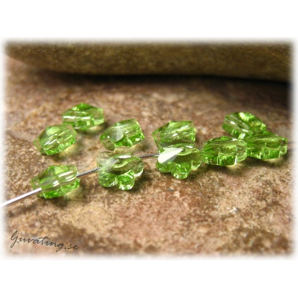 Liten blomma grn peridot Swarovski ca 5 mm