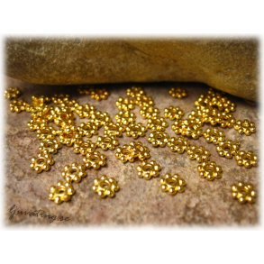 Guldfrgade mini Daisy 75-pack ca 4,5 mm